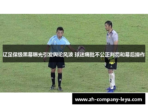 辽足保级黑幕曝光引发舆论风波 球迷痛批不公正判罚和幕后操作